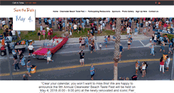 Desktop Screenshot of clearwaterbeachtastefest.com